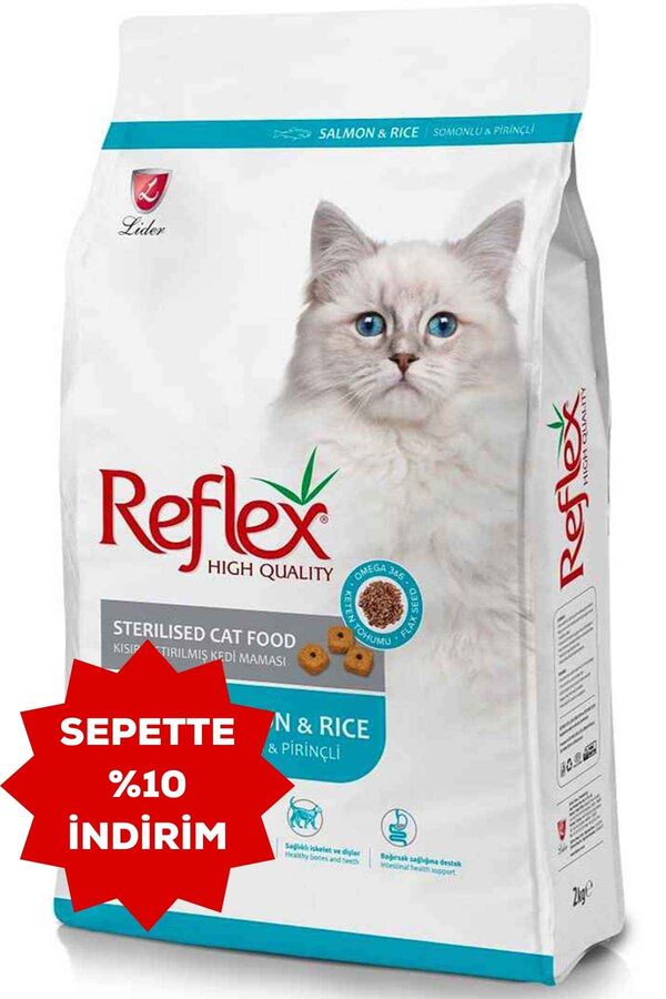 Reflex Somonlu ve Pirinçli Kısırlaştırılmış Kedi Maması 2kg