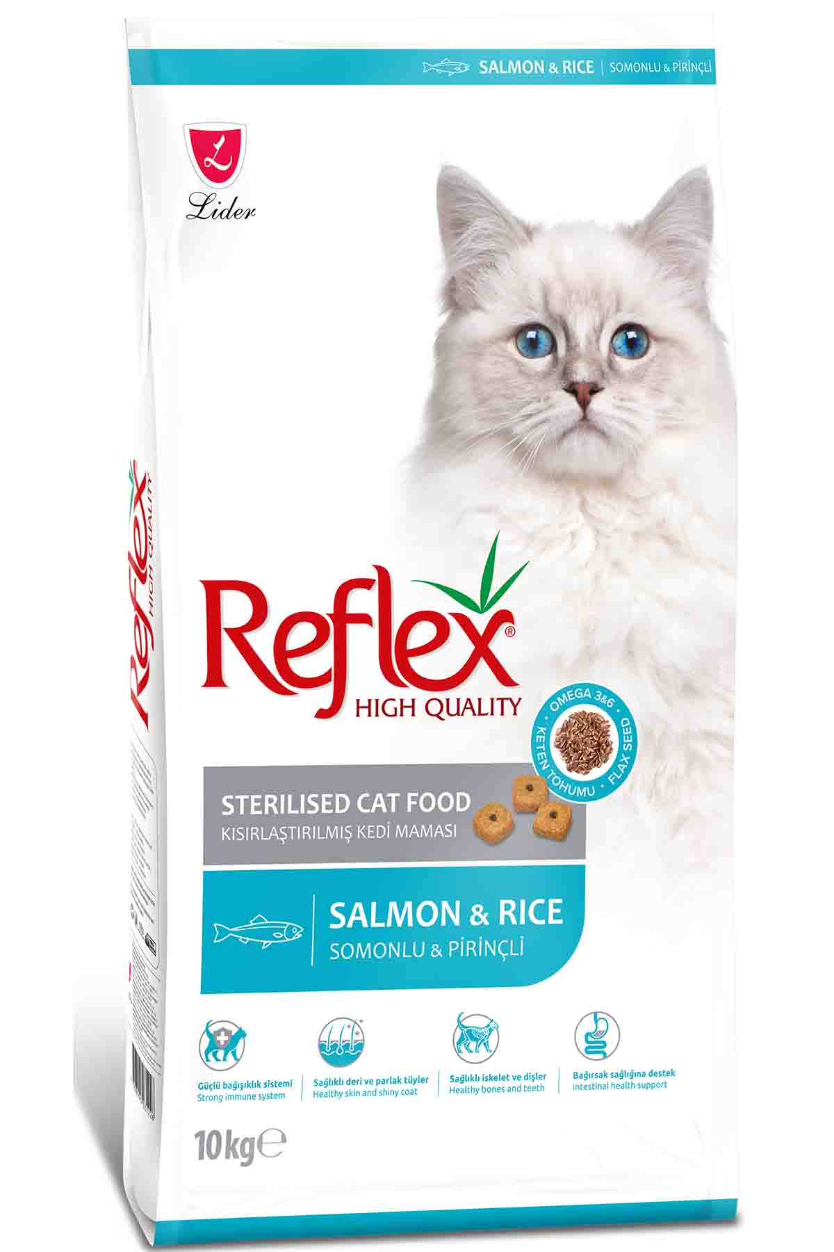 Reflex Somonlu ve Pirinçli Kısırlaştırılmış Kedi Maması 10kg