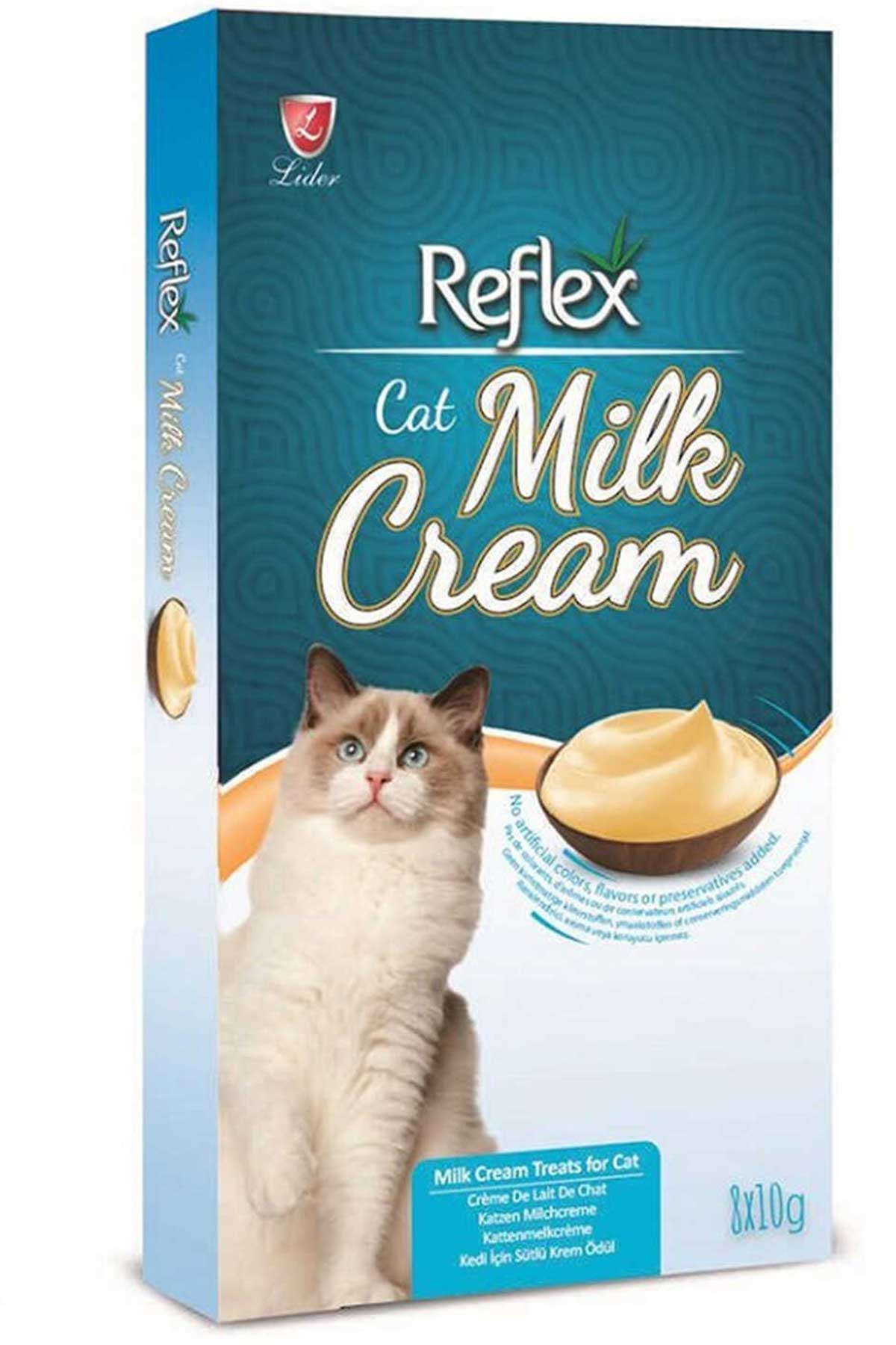 REFLEX Sütlü Kremalı Yetişkin Kedi Sıvı Ödül Maması (8li)