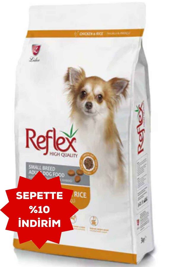 Reflex Tavuklu ve Pirinçli Küçük Irk Yetişkin Köpek Maması 3kg