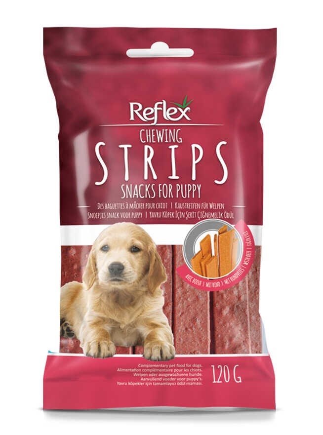 Reflex Yavru Köpek İçin Çiğnemelik Ödül Maması 120gr