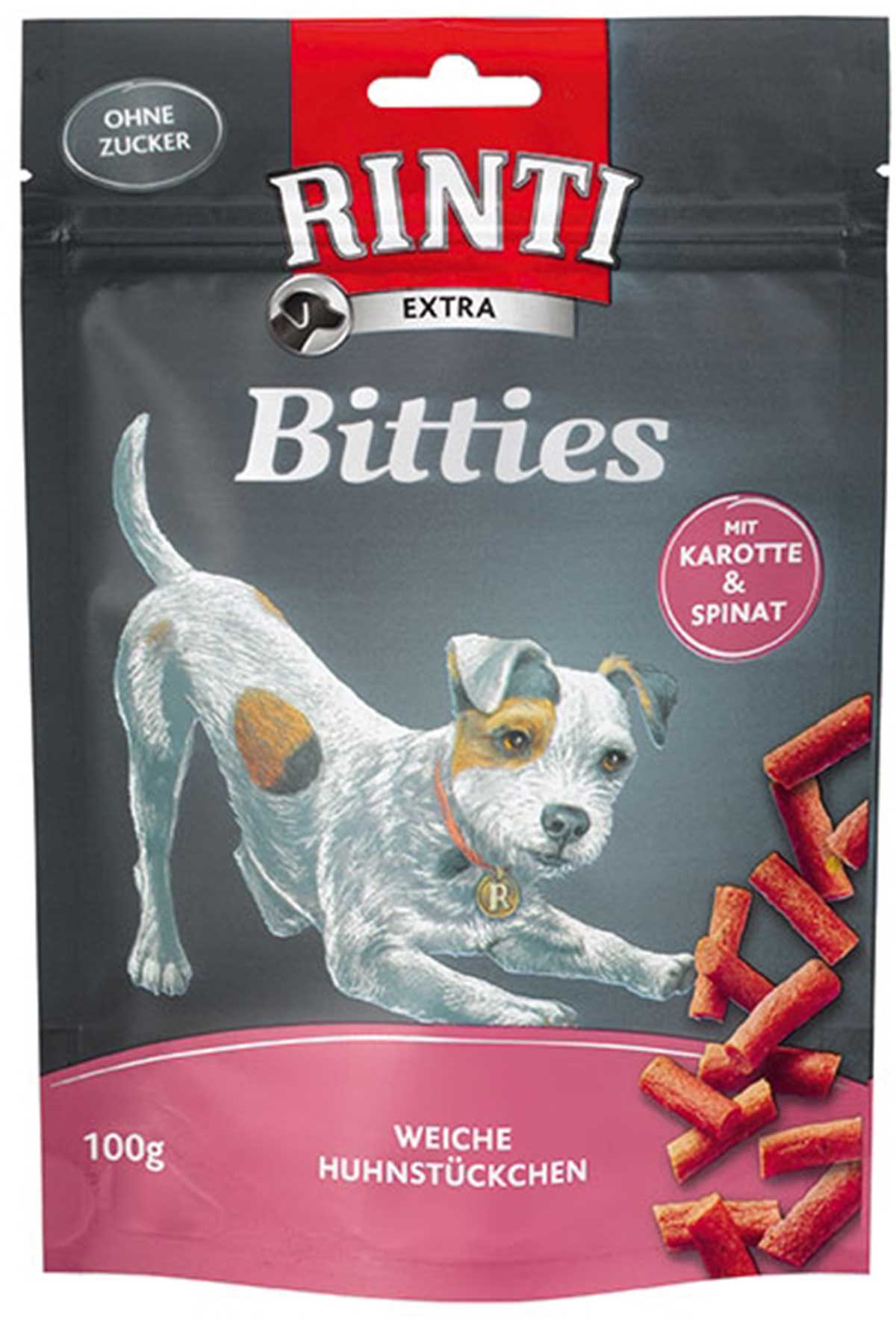 Rinti Extra Bitties Havuç+Ispanak+ Köpek Ödülü 100gr