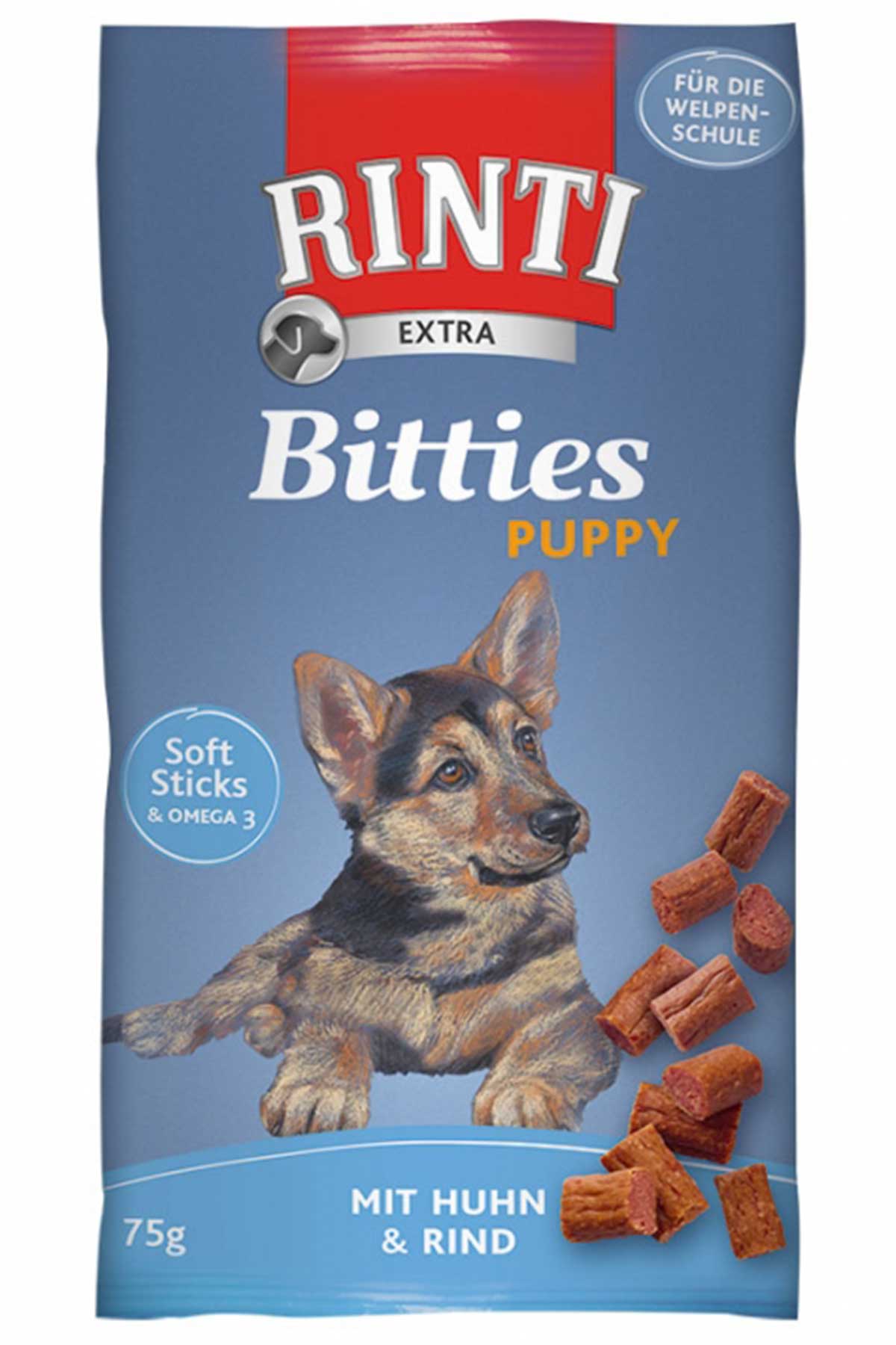 Rinti Extra Tavuk ve Sığır Etli Yavru Köpek Ödülü 75 Gr