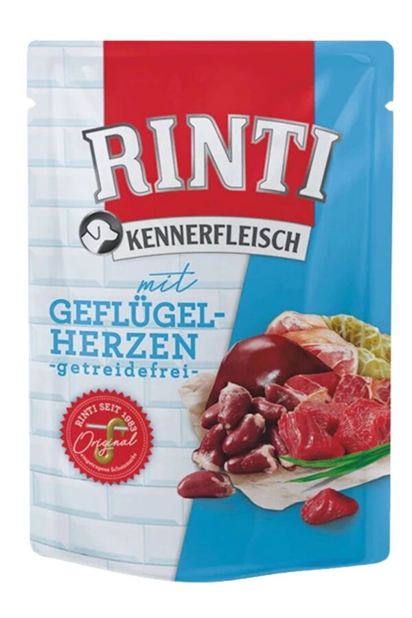Rinti Yürekli Pouch Köpek Konservesi 400gr