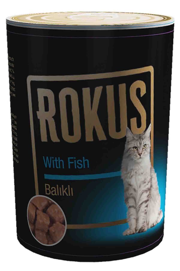 Rokus Balıklı Kedi Konservesi 410gr