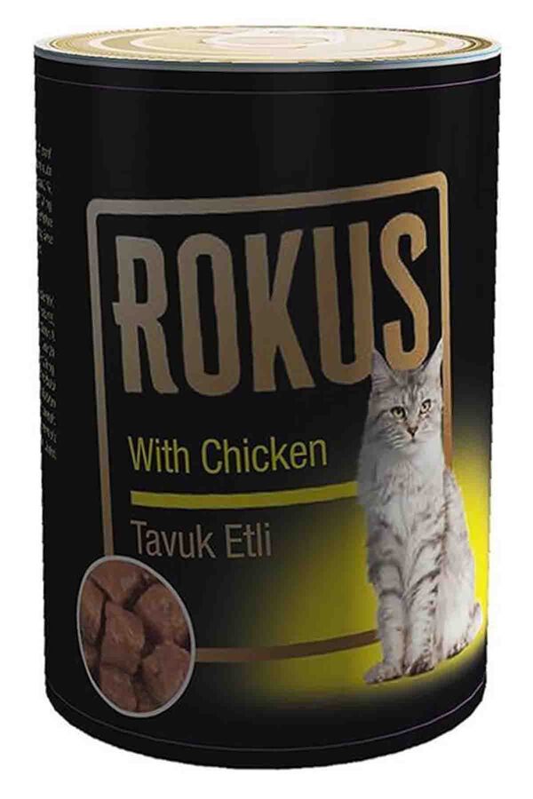 Rokus Tavuklu Kedi Konservesi 410gr