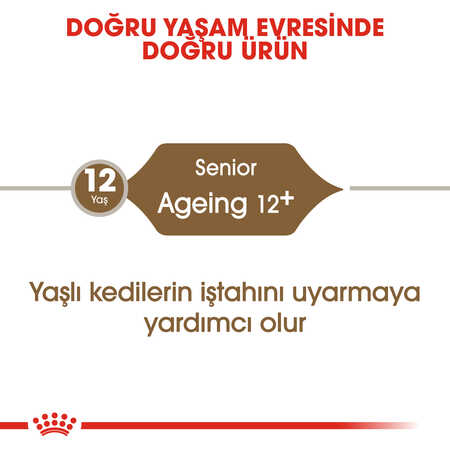 Royal Canin Ageing +12 Yaş Üzeri Yaşlı Kedi Maması 2kg - Thumbnail