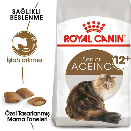 Royal Canin Ageing +12 Yaş Üzeri Yaşlı Kedi Maması 2kg - Thumbnail