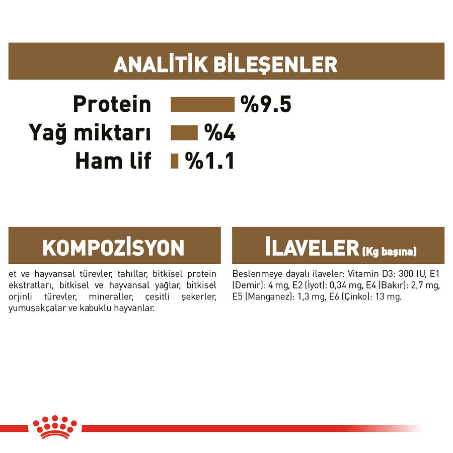 Royal Canin 12 Yaş Üzeri Yaşlı Kediler için Kedi Konservesi 85gr