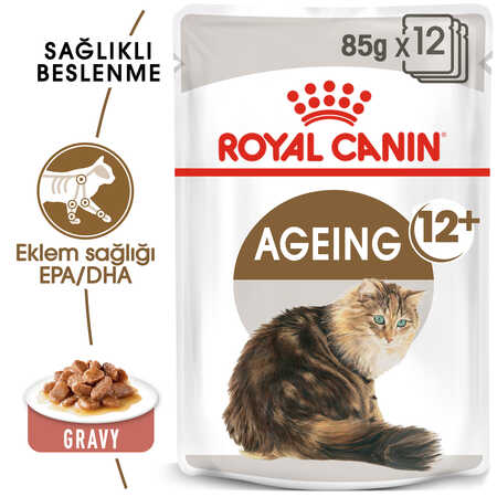 Royal Canin 12 Yaş Üzeri Yaşlı Kediler için Kedi Konservesi 85gr - Thumbnail