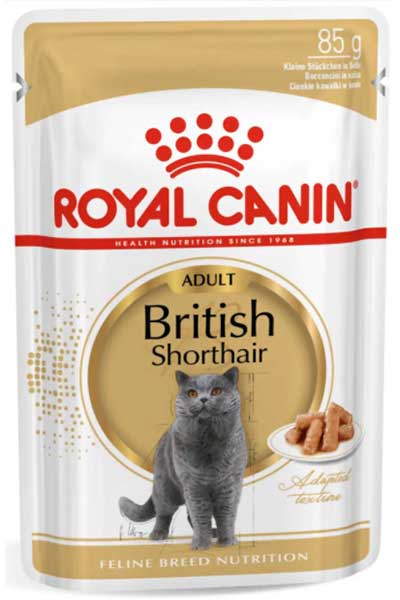 Royal Canin British Shorthair Yetişkin Kedi Konservesi 85gr