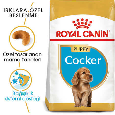 Royal Canin Cocker Puppy Yavru Köpek Maması 3kg - Thumbnail