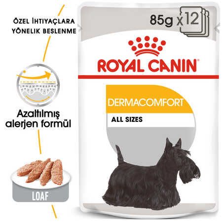 Royal Canin Dermacomfort Hassas Derili Köpek Konservesi 85gr - Thumbnail