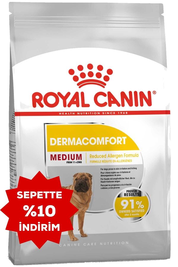 Royal Canin Dermacomfort Medium Hassas Derili Orta Irk Köpek Maması 12kg