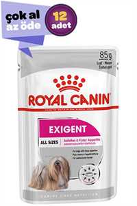 Royal Canin Exigent Seçici Köpek Konservesi 12x85gr (12li)