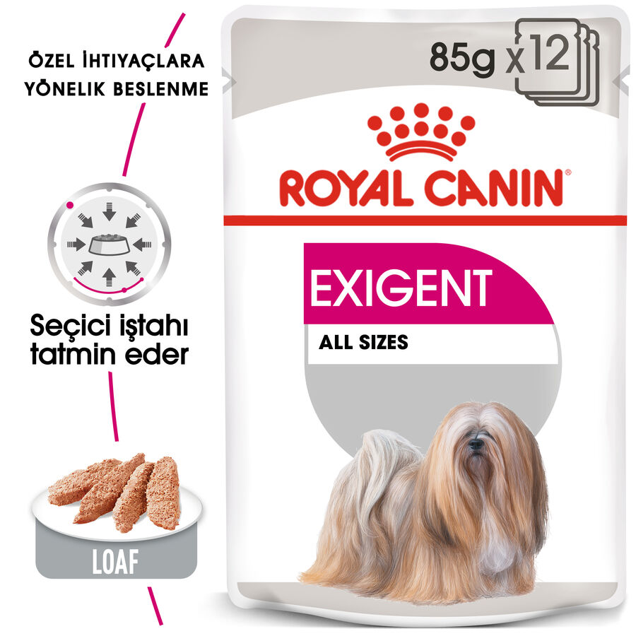 Royal Canin Exigent Seçici Köpek Konservesi 12x85gr (12li)