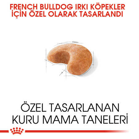 Royal Canin French Bulldog Yetişkin Köpek Maması 3kg - Thumbnail