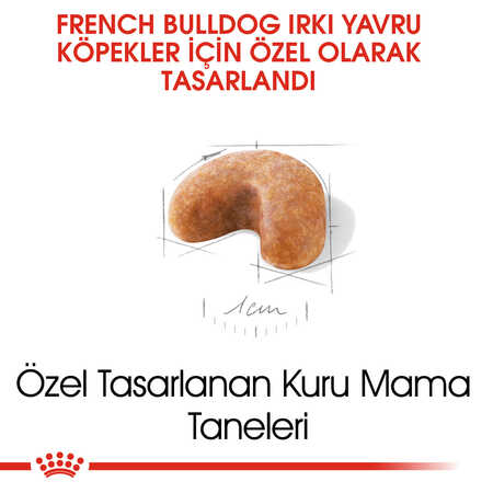 Royal Canin French Bulldog Puppy Yavru Köpek Maması 3kg - Thumbnail