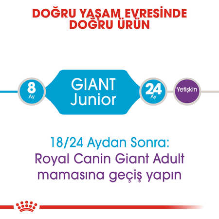 Royal Canin Giant Junior İri Irk Yavru Köpek Maması 15kg - Thumbnail