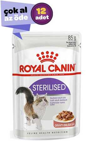 Royal Canin Gravy Kısırlaştırılmış Kedi Konservesi 12x85gr (12li)