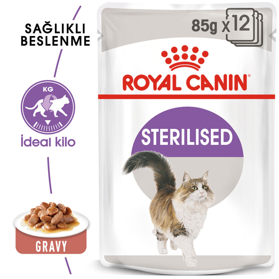 Royal Canin Gravy Kısırlaştırılmış Kedi Konservesi 12x85gr (12li)