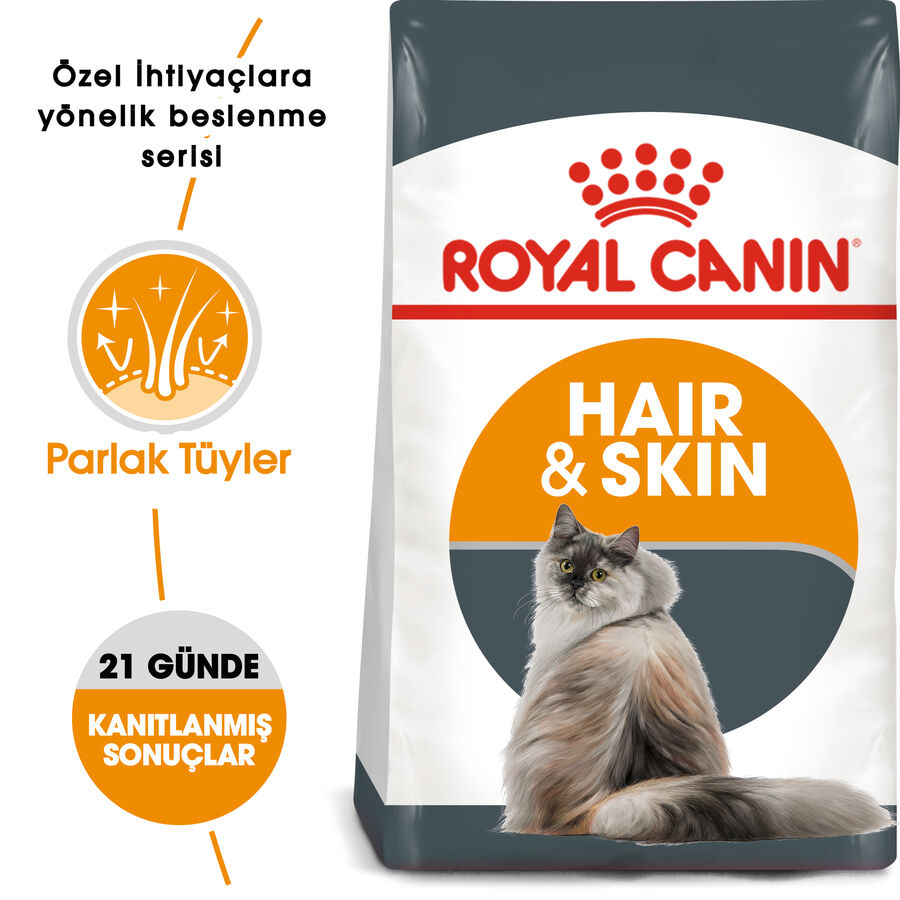 Royal Canin Hair & Skin Deri Ve Tüy Sağlığı İçin Yetişkin Kedi Maması 4kg