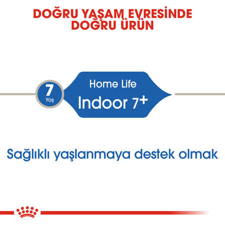 Royal Canin Indoor +7 Ev Kedileri için Yaşlı Kedi Maması 1,5kg - Thumbnail