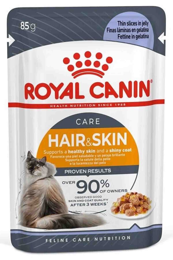 Royal Canin Hair & Skin Jöleli Kedi Konservesi 85gr