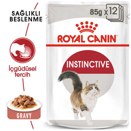 Royal Canin Instinctive Gravy Kedi Konservesi 12x85gr (12li) - Thumbnail