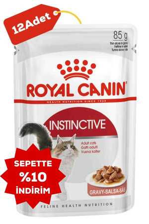 Royal Canin Instinctive Gravy Kedi Konservesi 12x85gr 12li - Thumbnail