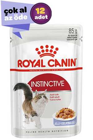 Royal Canin Instinctive Jöleli Kedi Konservesi 12x85gr (12li) - Thumbnail