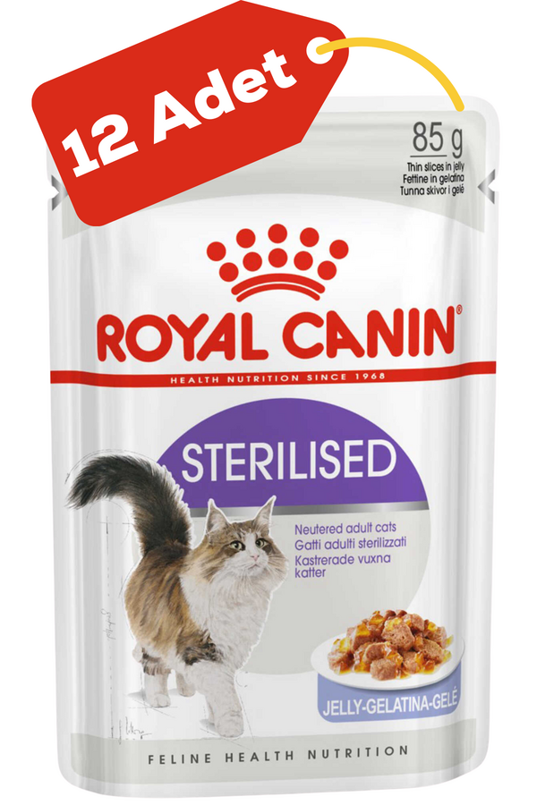 Royal Canin Jöleli Kısırlaştırılmış Kedi Konservesi 12x85gr (12li)