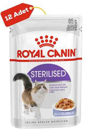ROYAL CANIN - Royal Canin Jöleli Kısırlaştırılmış Kedi Konservesi 12x85gr 12li