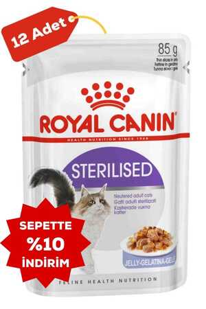 Royal Canin Jöleli Kısırlaştırılmış Kedi Konservesi 12x85gr 12li