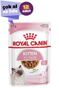 Royal Canin Kitten Gravy Yavru Kedi Konservesi 12x85gr (12li) - Thumbnail
