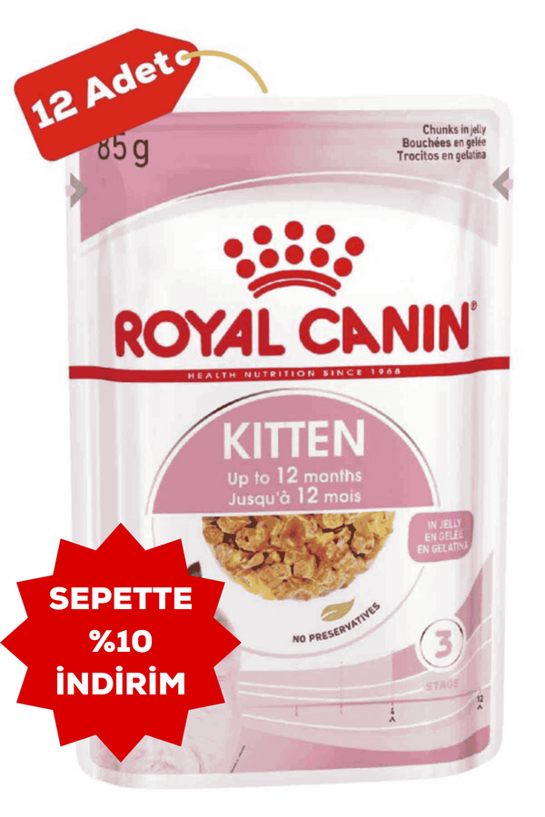 Royal Canin Kitten Jelly Yavru Kedi Konservesi 12x85gr 12li
