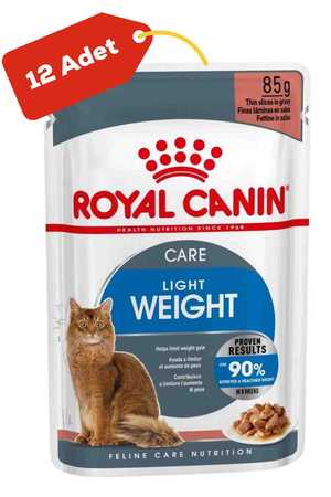 Royal Canin Light Weight Yetişkin Kedi Konservesi 12x85gr 12li - Thumbnail