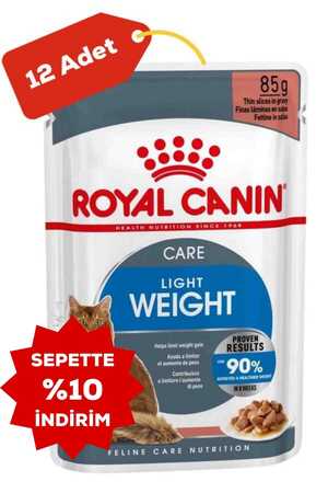 Royal Canin Light Weight Yetişkin Kedi Konservesi 12x85gr 12li - Thumbnail