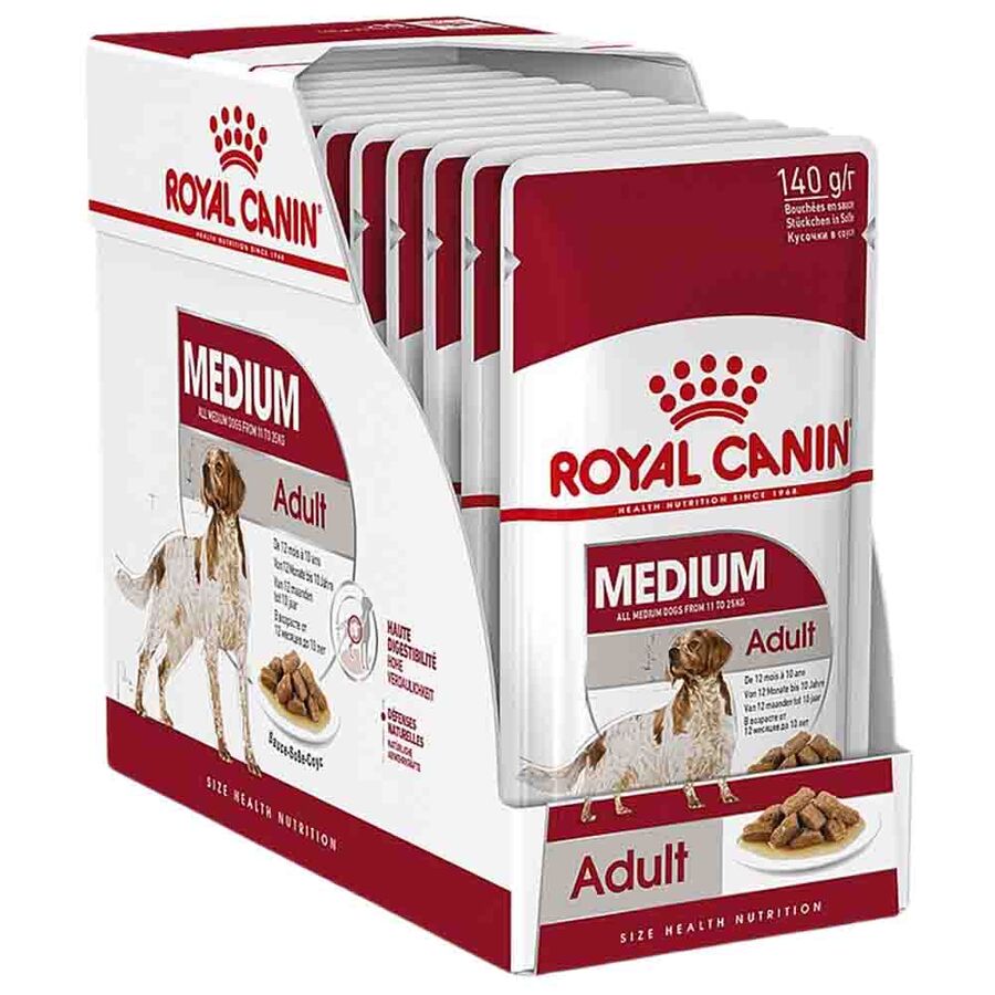 Royal Canin Orta Irk Yetişkin Köpek Konservesi 10x140gr