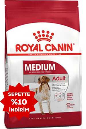 ROYAL CANIN - Royal Canin Medium Adult Orta Irk Yetişkin Köpek Maması 15kg