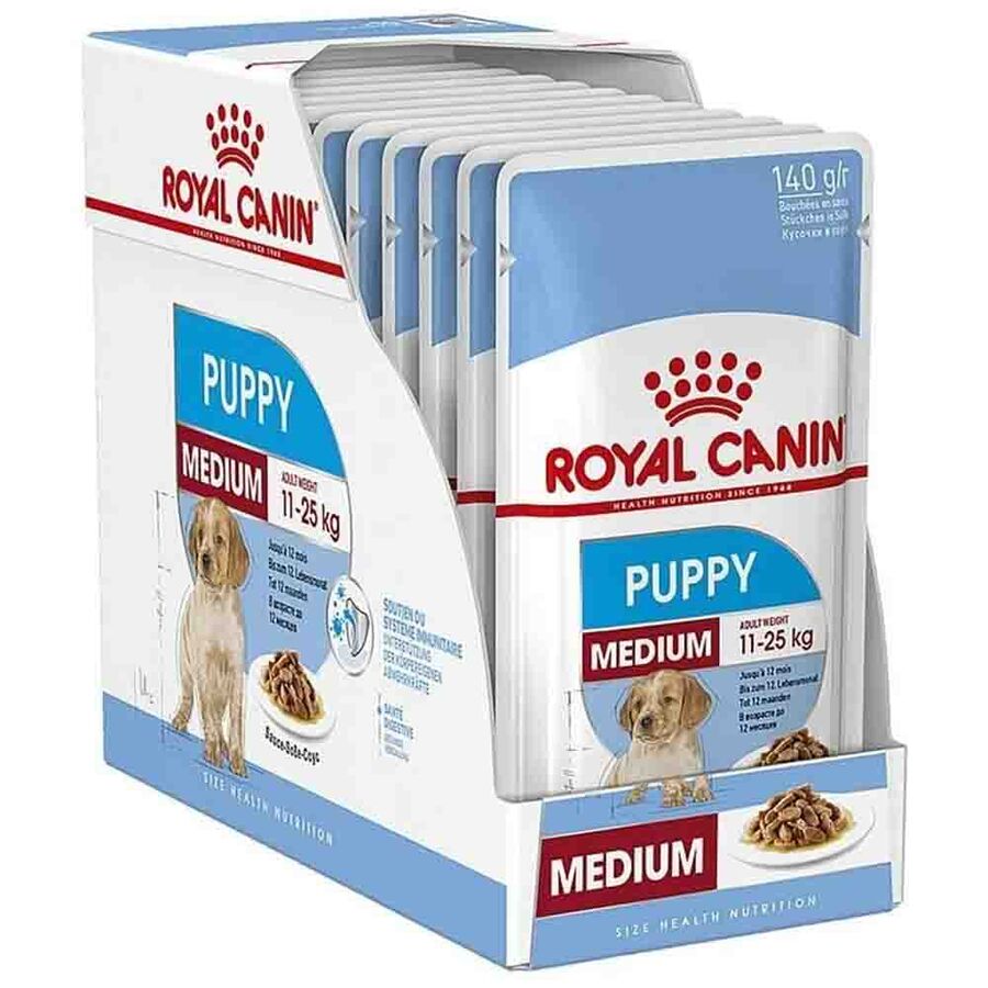 Royal Canin Orta Irk Yavru Köpek Konservesi 10x140gr