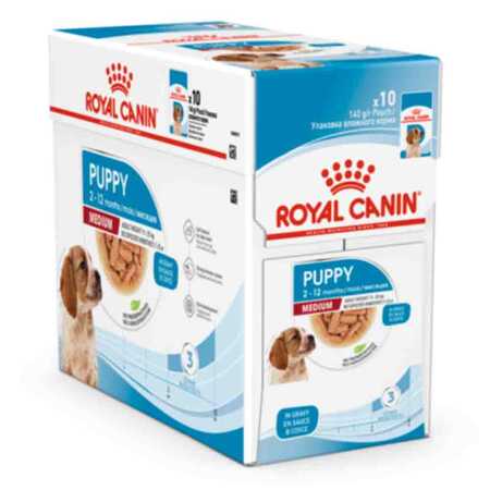 Royal Canin Orta Irk Yavru Köpek Konservesi 10x140gr - Thumbnail