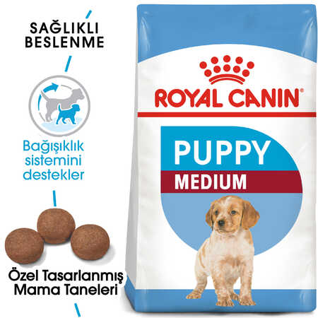 Royal Canin Medium Puppy Orta Irk Yavru Köpek Maması 15kg - Thumbnail