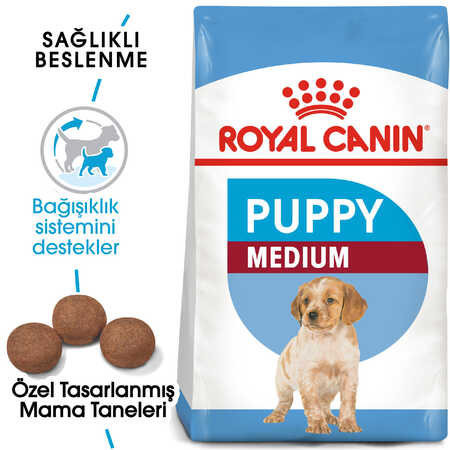 Royal Canin Medium Puppy Orta Irk Yavru Köpek Maması 4kg - Thumbnail