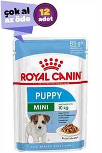 ROYAL CANIN - Royal Canin Mini Puppy Küçük Irk Yavru Köpek Konservesi 12x85gr (12li)