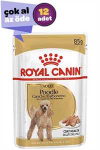 ROYAL CANIN - Royal Canin Pouch Poodle Irkı Yetişkin Köpek Konservesi 12x85gr (12li)
