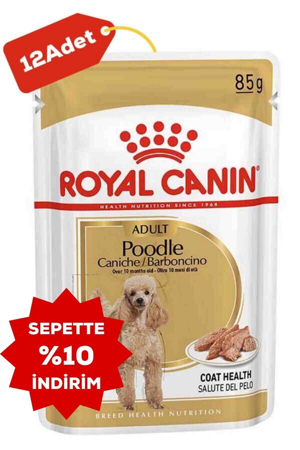 Royal Canin Pouch Poodle Irkı Yetişkin Köpek Konservesi 12x85gr 12li
