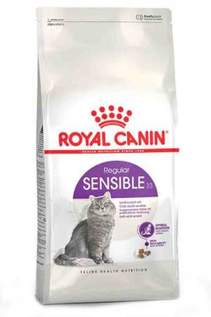Royal Canin Sensible 33 Hassas Sindirim Sistemi olan Kediler İçin Yetişkin Kedi Maması 15kg - Thumbnail