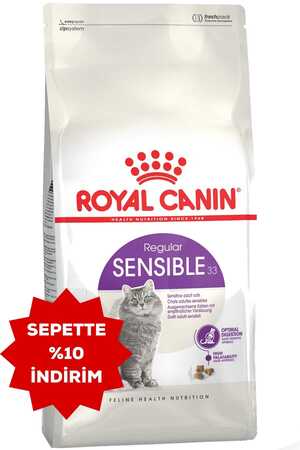 Royal Canin Sensible 33 Hassas Sindirim Sistemi olan Kediler için Yetişkin Kedi Maması 2kg