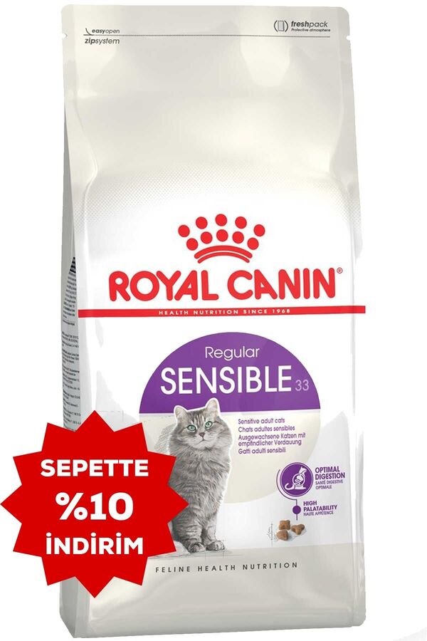 Royal Canin Sensible 33 Hassas Sindirim Sistemi olan Kediler için Yetişkin Kedi Maması 2kg